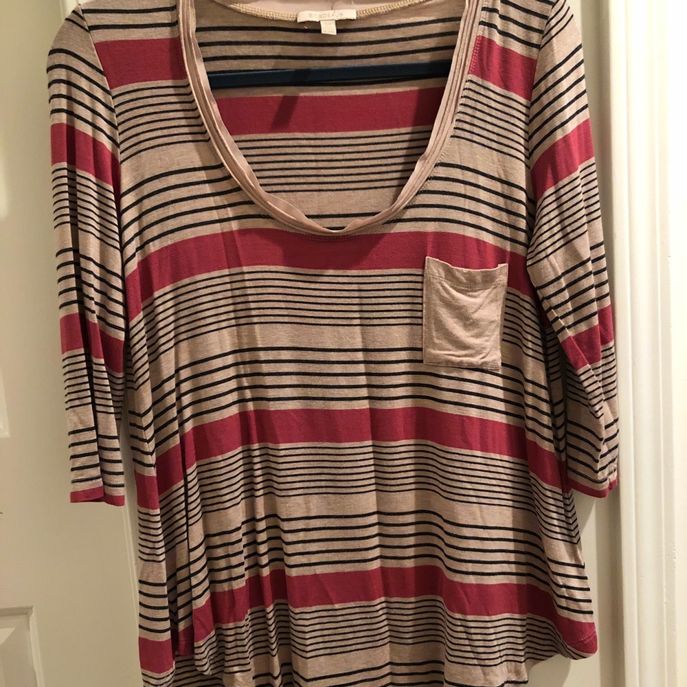 anthropologie striped top